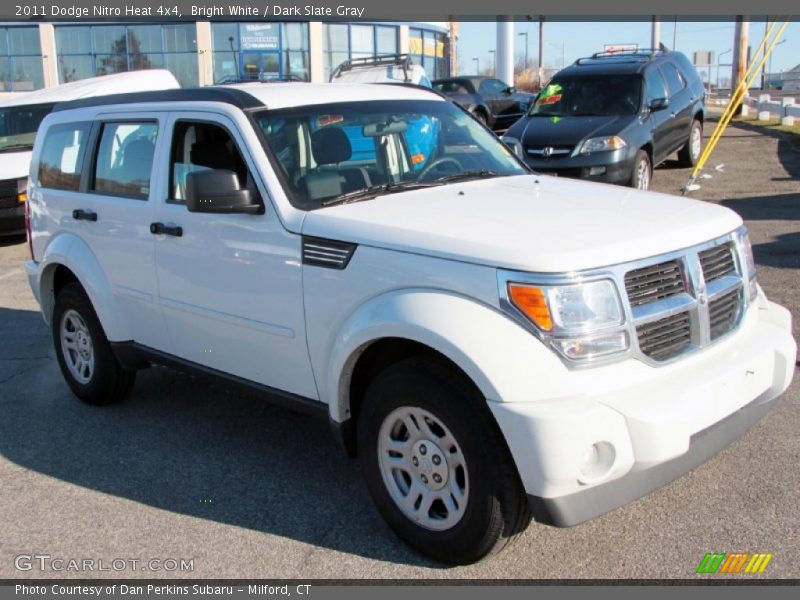 Bright White / Dark Slate Gray 2011 Dodge Nitro Heat 4x4