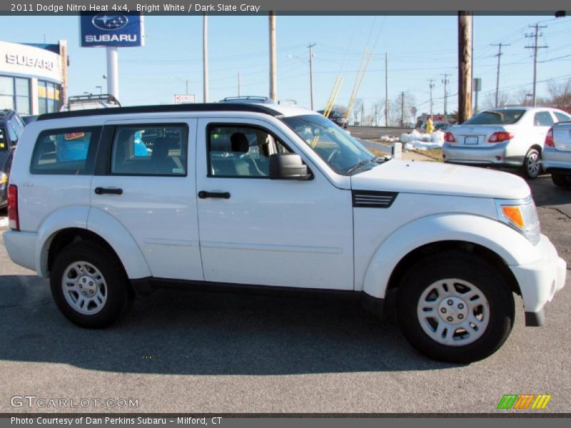 Bright White / Dark Slate Gray 2011 Dodge Nitro Heat 4x4