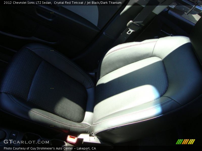 Crystal Red Tintcoat / Jet Black/Dark Titanium 2012 Chevrolet Sonic LTZ Sedan