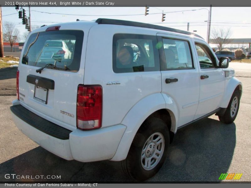 Bright White / Dark Slate Gray 2011 Dodge Nitro Heat 4x4