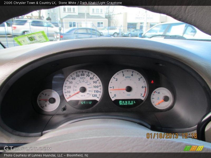 Stone White / Dark Khaki/Light Graystone 2006 Chrysler Town & Country LX