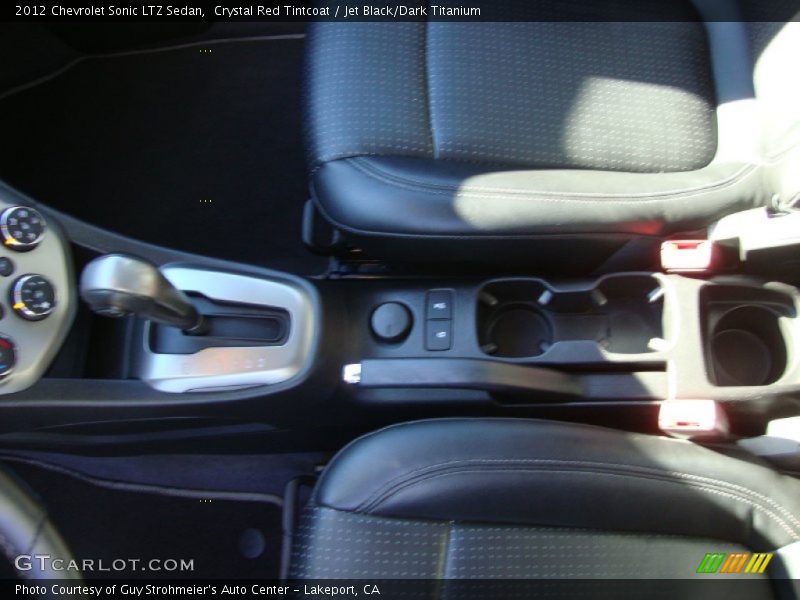 Crystal Red Tintcoat / Jet Black/Dark Titanium 2012 Chevrolet Sonic LTZ Sedan