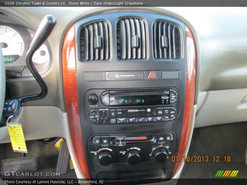 Stone White / Dark Khaki/Light Graystone 2006 Chrysler Town & Country LX