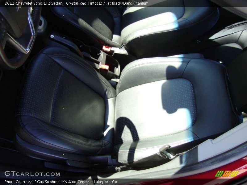 Crystal Red Tintcoat / Jet Black/Dark Titanium 2012 Chevrolet Sonic LTZ Sedan