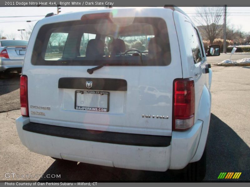 Bright White / Dark Slate Gray 2011 Dodge Nitro Heat 4x4