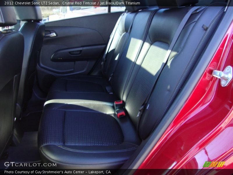 Crystal Red Tintcoat / Jet Black/Dark Titanium 2012 Chevrolet Sonic LTZ Sedan