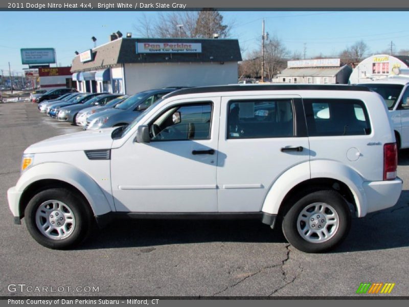 Bright White / Dark Slate Gray 2011 Dodge Nitro Heat 4x4