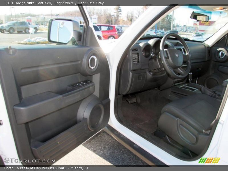 Bright White / Dark Slate Gray 2011 Dodge Nitro Heat 4x4