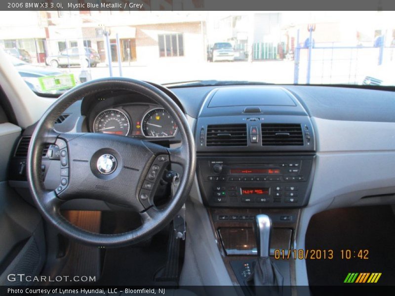Mystic Blue Metallic / Grey 2006 BMW X3 3.0i