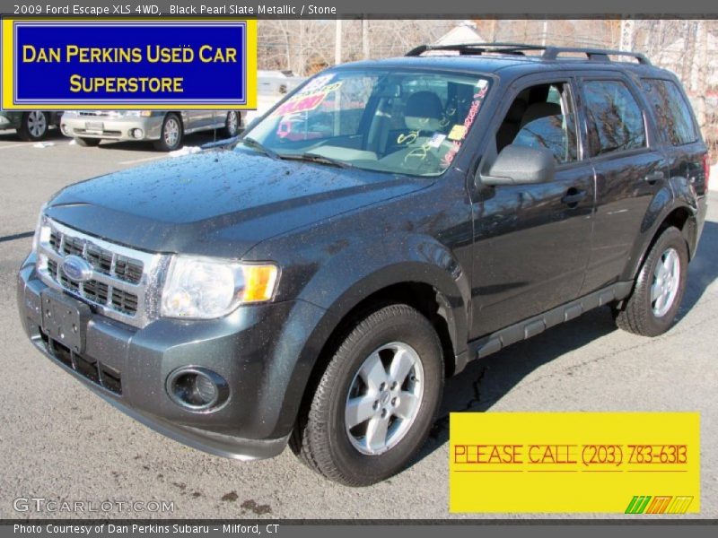 Black Pearl Slate Metallic / Stone 2009 Ford Escape XLS 4WD
