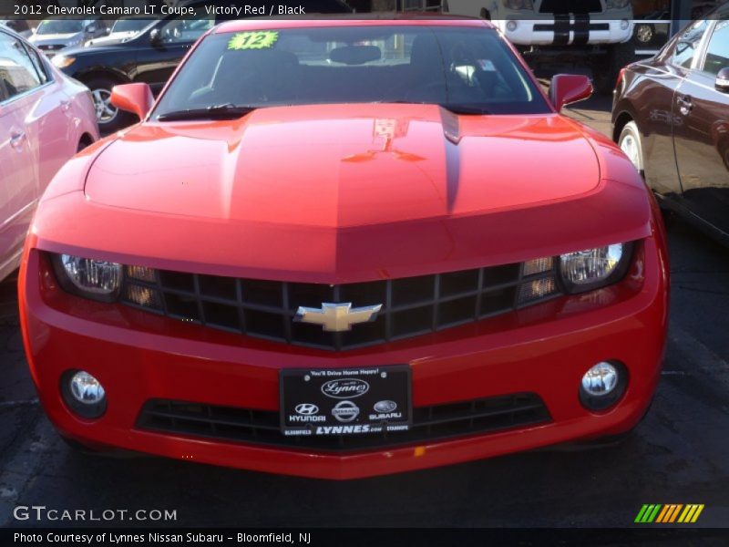 Victory Red / Black 2012 Chevrolet Camaro LT Coupe