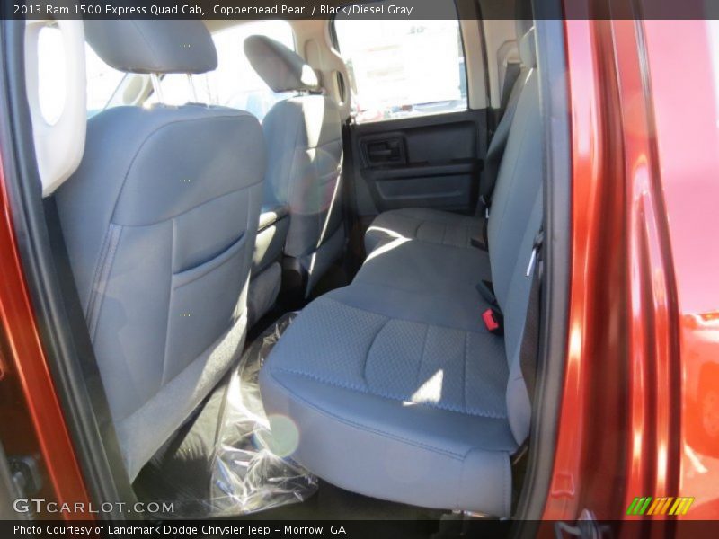 Rear Seat of 2013 1500 Express Quad Cab