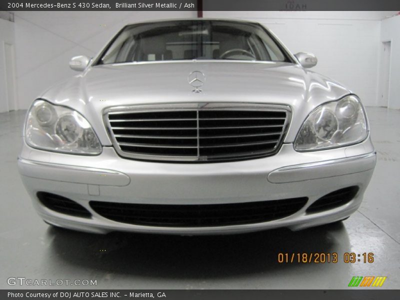 Brilliant Silver Metallic / Ash 2004 Mercedes-Benz S 430 Sedan