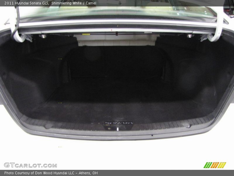 Shimmering White / Camel 2011 Hyundai Sonata GLS