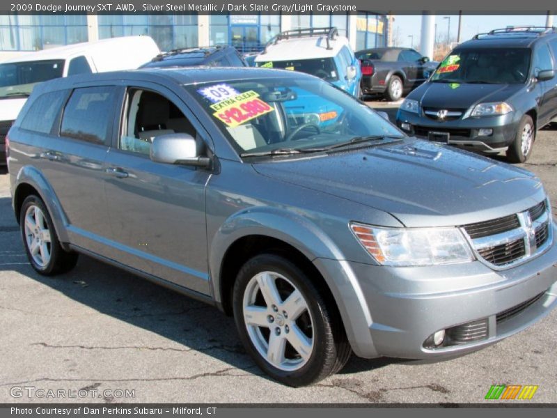 Silver Steel Metallic / Dark Slate Gray/Light Graystone 2009 Dodge Journey SXT AWD