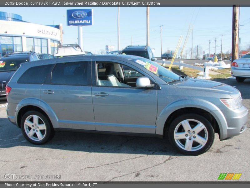 Silver Steel Metallic / Dark Slate Gray/Light Graystone 2009 Dodge Journey SXT AWD