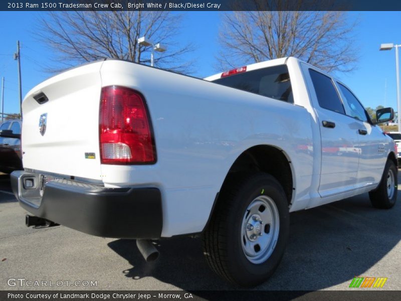 Bright White / Black/Diesel Gray 2013 Ram 1500 Tradesman Crew Cab