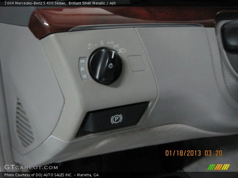 Brilliant Silver Metallic / Ash 2004 Mercedes-Benz S 430 Sedan