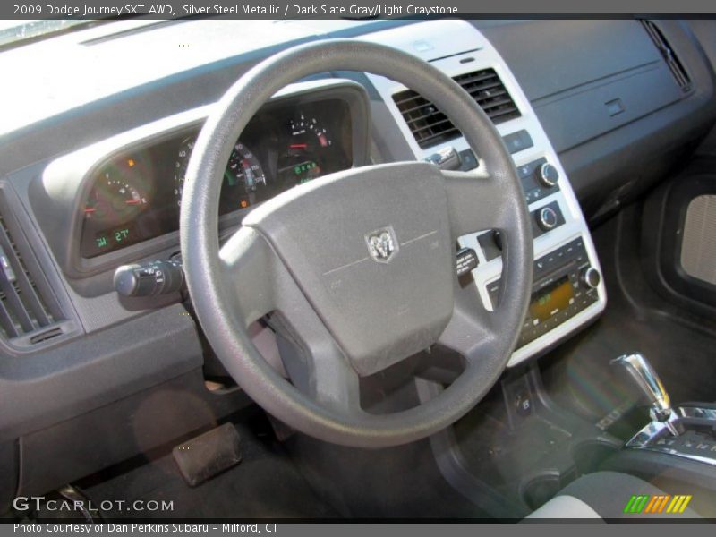 Silver Steel Metallic / Dark Slate Gray/Light Graystone 2009 Dodge Journey SXT AWD