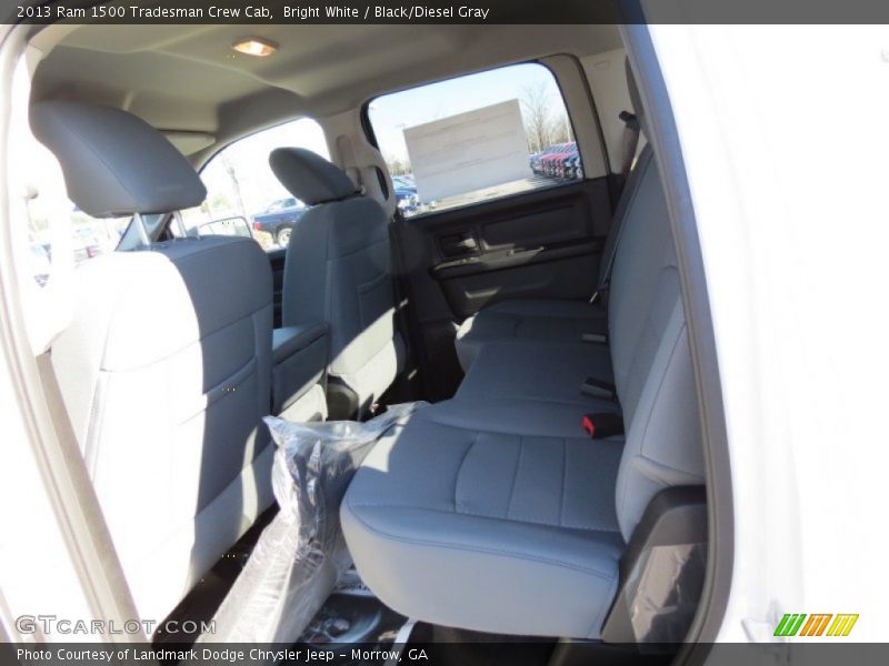 Bright White / Black/Diesel Gray 2013 Ram 1500 Tradesman Crew Cab