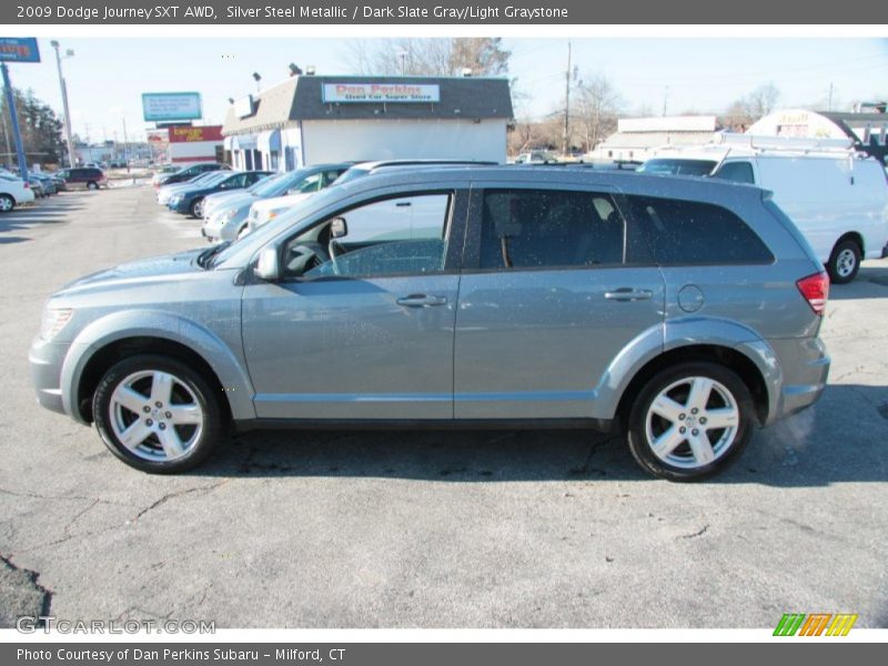Silver Steel Metallic / Dark Slate Gray/Light Graystone 2009 Dodge Journey SXT AWD