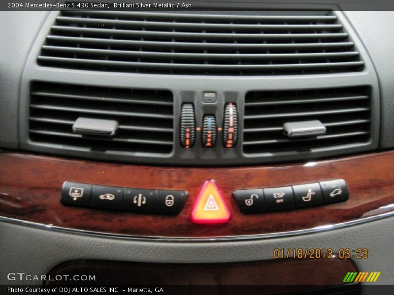 Brilliant Silver Metallic / Ash 2004 Mercedes-Benz S 430 Sedan