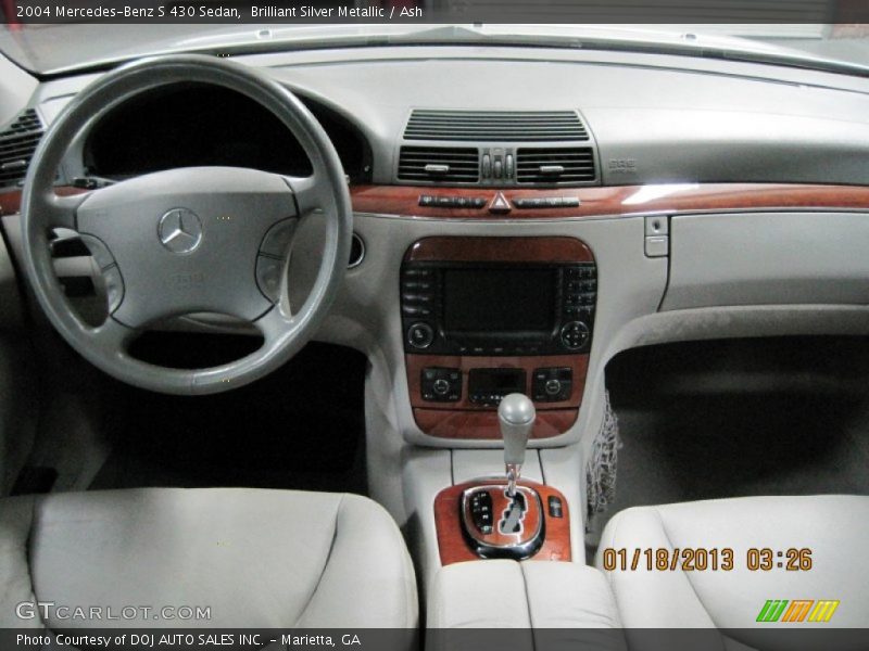 Brilliant Silver Metallic / Ash 2004 Mercedes-Benz S 430 Sedan