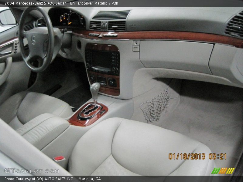 Brilliant Silver Metallic / Ash 2004 Mercedes-Benz S 430 Sedan