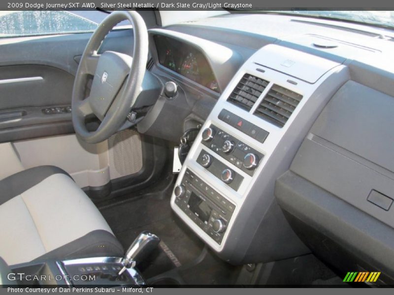 Silver Steel Metallic / Dark Slate Gray/Light Graystone 2009 Dodge Journey SXT AWD