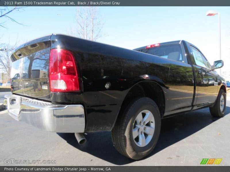 Black / Black/Diesel Gray 2013 Ram 1500 Tradesman Regular Cab