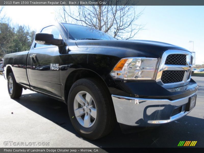 Black / Black/Diesel Gray 2013 Ram 1500 Tradesman Regular Cab
