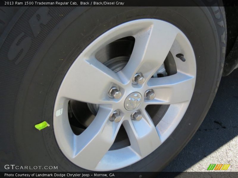 Black / Black/Diesel Gray 2013 Ram 1500 Tradesman Regular Cab