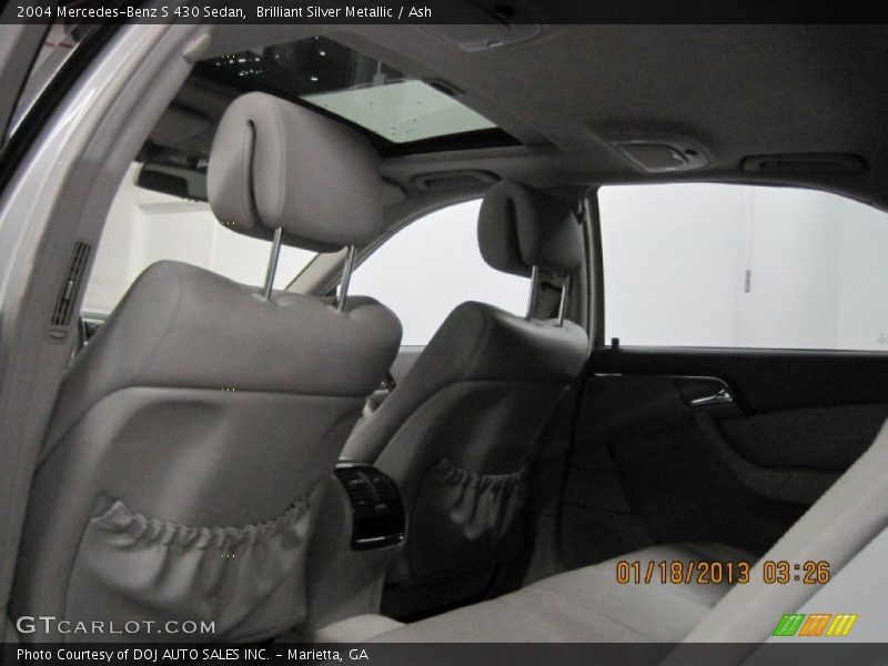 Brilliant Silver Metallic / Ash 2004 Mercedes-Benz S 430 Sedan