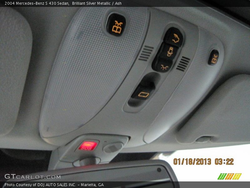Brilliant Silver Metallic / Ash 2004 Mercedes-Benz S 430 Sedan