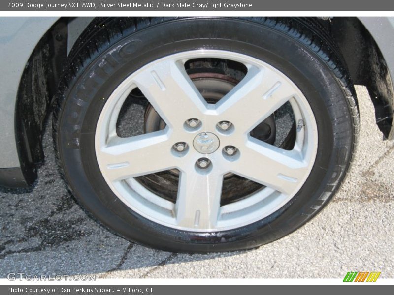Silver Steel Metallic / Dark Slate Gray/Light Graystone 2009 Dodge Journey SXT AWD