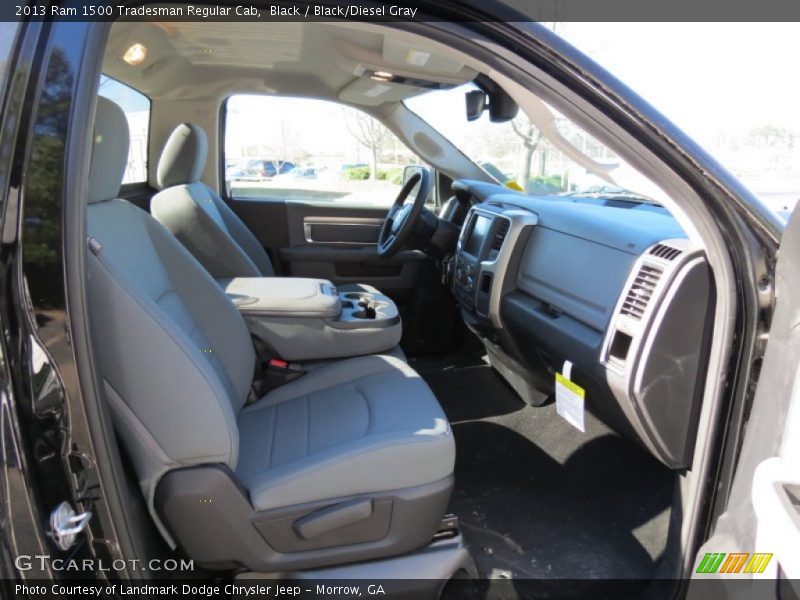  2013 1500 Tradesman Regular Cab Black/Diesel Gray Interior