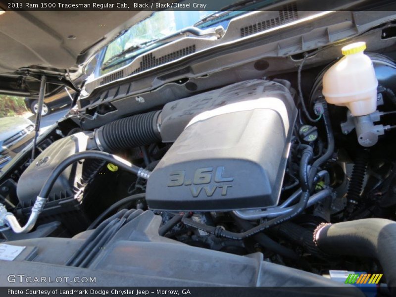Black / Black/Diesel Gray 2013 Ram 1500 Tradesman Regular Cab