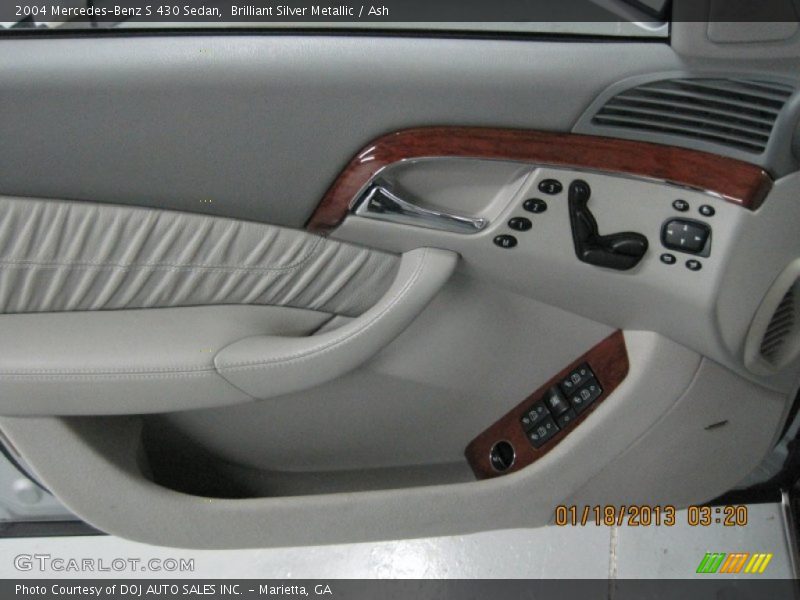 Brilliant Silver Metallic / Ash 2004 Mercedes-Benz S 430 Sedan