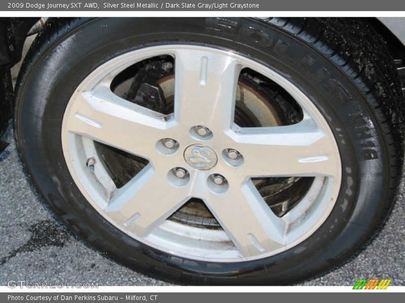 Silver Steel Metallic / Dark Slate Gray/Light Graystone 2009 Dodge Journey SXT AWD
