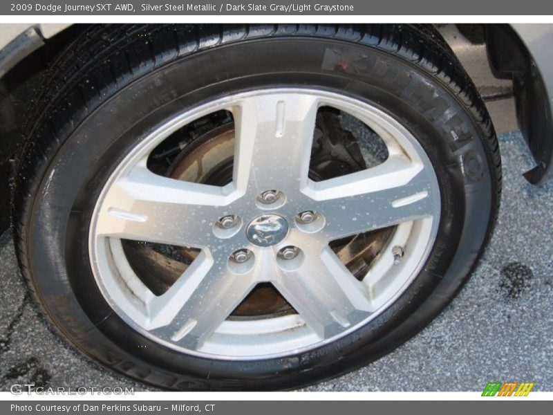 Silver Steel Metallic / Dark Slate Gray/Light Graystone 2009 Dodge Journey SXT AWD