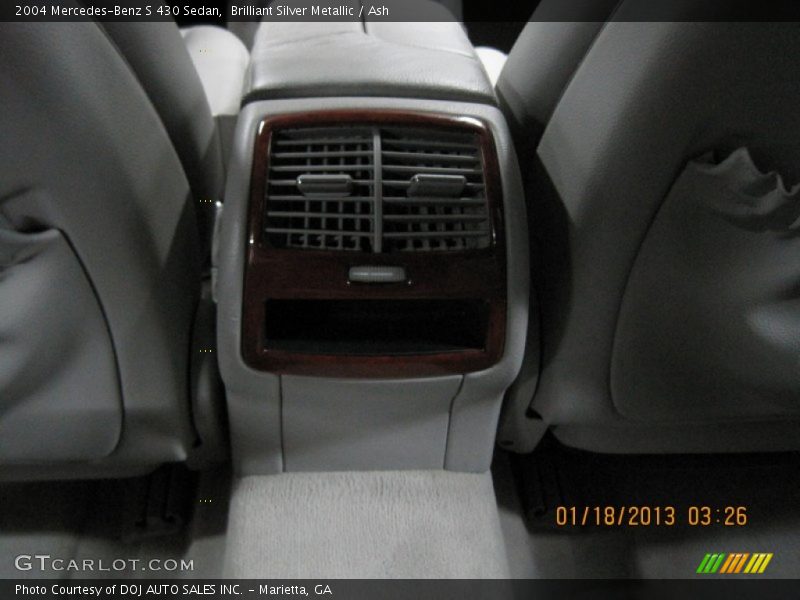 Brilliant Silver Metallic / Ash 2004 Mercedes-Benz S 430 Sedan
