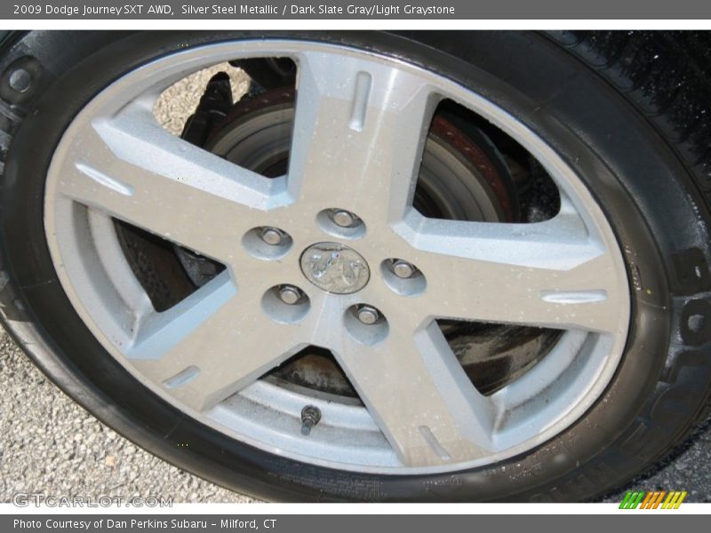 Silver Steel Metallic / Dark Slate Gray/Light Graystone 2009 Dodge Journey SXT AWD