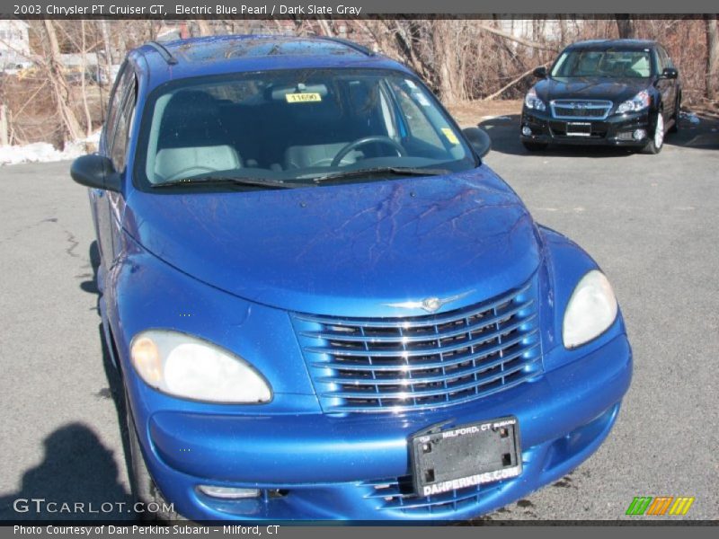 Electric Blue Pearl / Dark Slate Gray 2003 Chrysler PT Cruiser GT