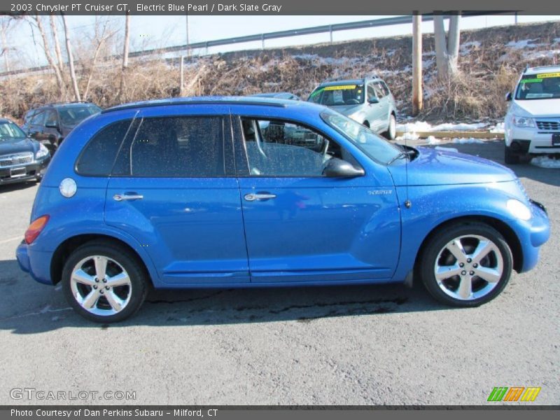 Electric Blue Pearl / Dark Slate Gray 2003 Chrysler PT Cruiser GT