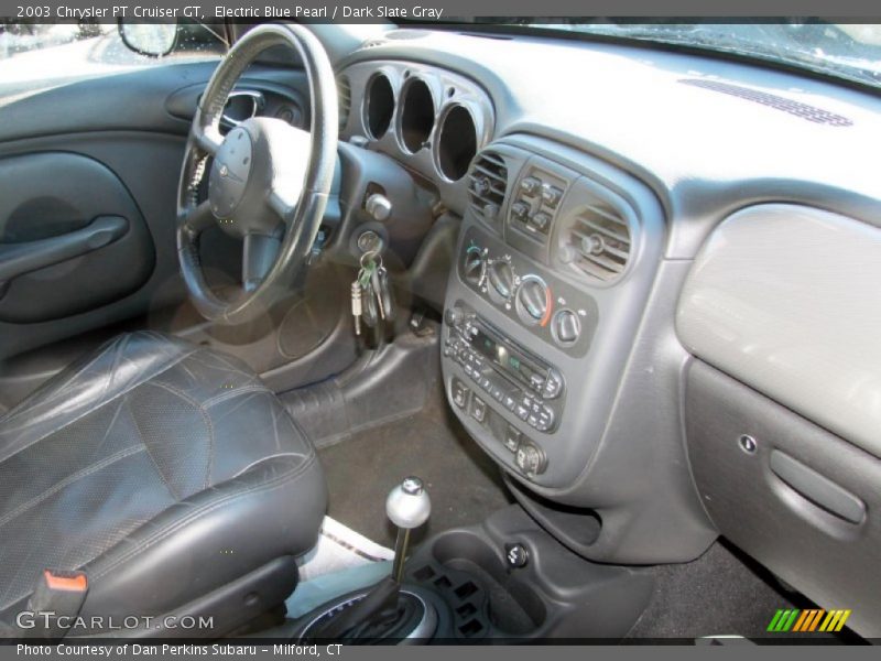 Electric Blue Pearl / Dark Slate Gray 2003 Chrysler PT Cruiser GT