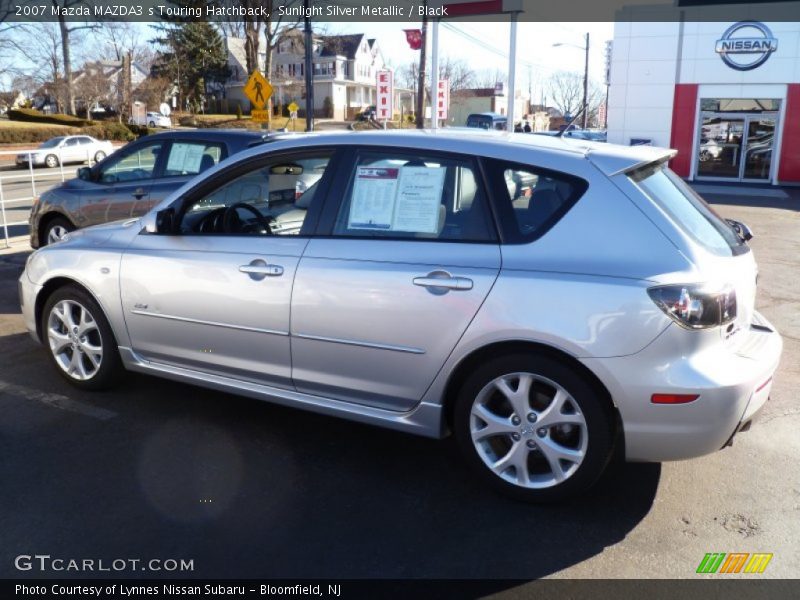 Sunlight Silver Metallic / Black 2007 Mazda MAZDA3 s Touring Hatchback