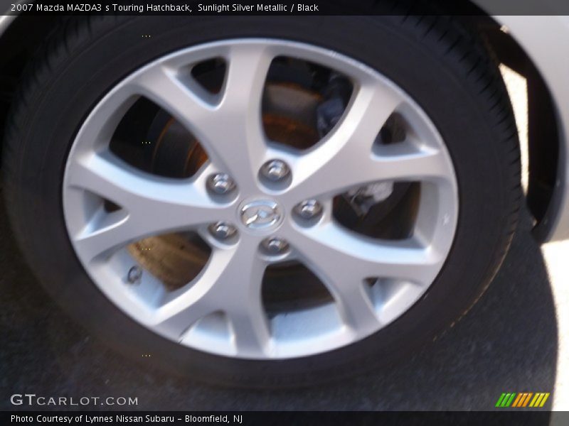 Sunlight Silver Metallic / Black 2007 Mazda MAZDA3 s Touring Hatchback