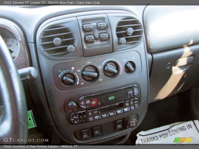 Controls of 2003 PT Cruiser GT