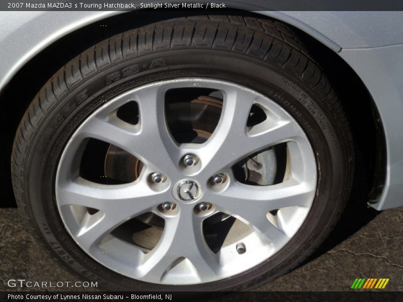 Sunlight Silver Metallic / Black 2007 Mazda MAZDA3 s Touring Hatchback