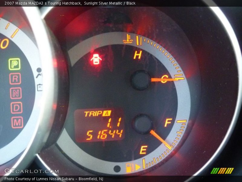 Sunlight Silver Metallic / Black 2007 Mazda MAZDA3 s Touring Hatchback